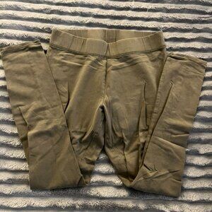 Aerie, leggings, size M; army green